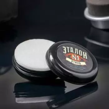 Губка для обуви круглая "Эталон стиля", бесцветная