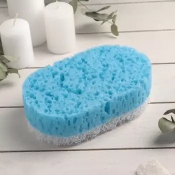 Губка для тела массажная «Удовольствие», 10.5616.5 см, МИКС