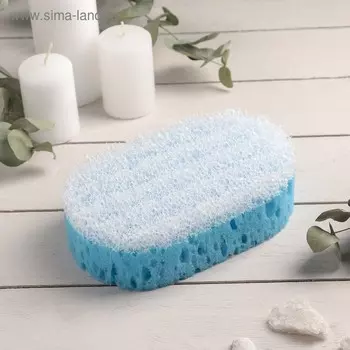 Губка для тела массажная «Удовольствие», 10.5616.5 см, МИКС