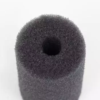 Губка круглая № 1, мелкопористая, 5 х 5 х 10 см, серая