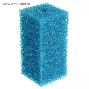 Губка прямоугольная для фильтра № 9, крупнопористая, 8816 см, синяя