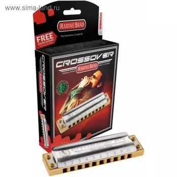 Губная гармошка HOHNER Marine Band Crossover Db (M2009026x)Richter Classic, корпус бамбук