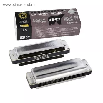 Губная гармошка Seydel Sohne 16501LC 1847 Noble Low C