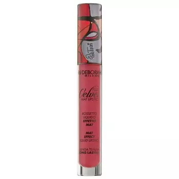 Губная помада матовая жидкая Deborah Milano Fluid Velvet, тон 08 ltd классич лиловый, 4.5 г 968197