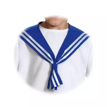 Гюйс детский, карнавальный, синий