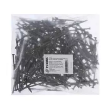 Гвозди ТУНДРА, строительные, ГОСТ 4028-63, без покрытия, 370 мм, фасовка 1 кг