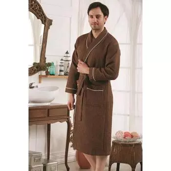 Халат Aleron, размер 2XL, цвет коричневый