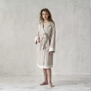 Халат банный женский «Падва», размер S-M, цвет золотой