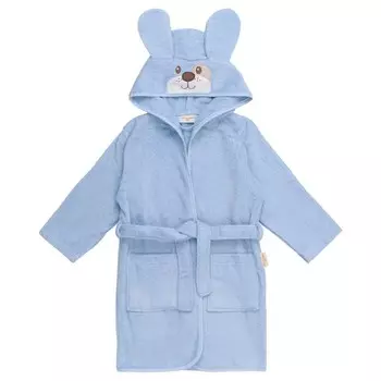 Халат детский «Зума», возраст 5-6 лет, цвет голубой