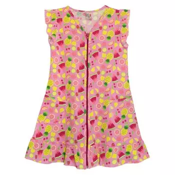 Халат для девочки, цвет розовый, рост 116 см