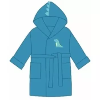 Халат для мальчика, рост 116 см, цвет бирюзовый