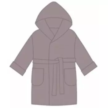 Халат для мальчика, рост 122 см, цвет какао