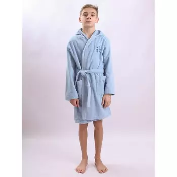 Халат для мальчика, рост 98 см, цвет голубой