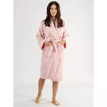 Халат махровый женский, размер 52, цвет кремовый