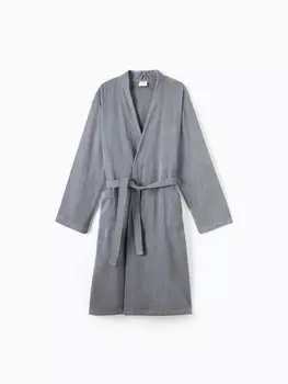 Халат мужской «Экономь и Я», размер 56-58, хлопок 100%, серый