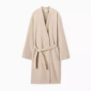 Халат мужской Этель, цв. бежевый, р-р 52-54, 100% полиэстер, 300 г/м2