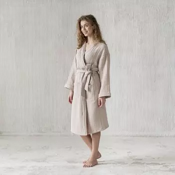 Халат «Шифу», размер L, цвет бежевый