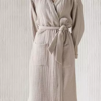 Халат «Шифу», размер L, цвет бежевый