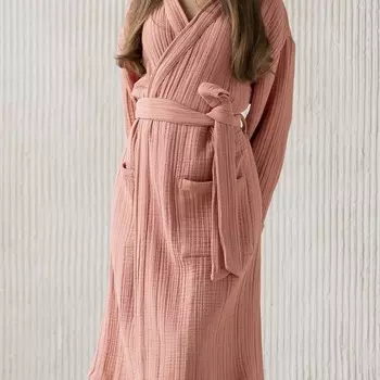 Халат «Шифу», размер L, цвет терракотовый