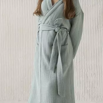 Халат «Шифу», размер L, цвет зелёный