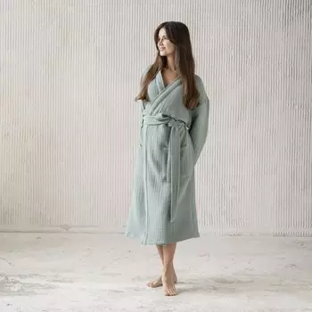 Халат «Шифу», размер M, цвет зелёный