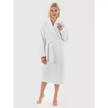 Халат вафельный белый, размер 48-50