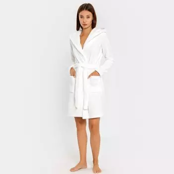 Халат женский, цвет белый, размер 44 (S)