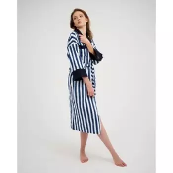 Халат женский, цвет полоса, размер 46