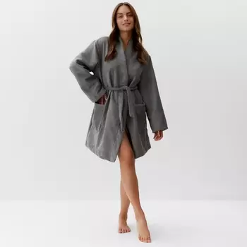 Халат женский «Этель», размер 50-52, серый