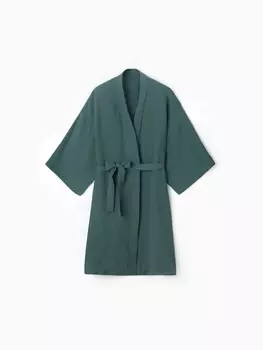 Халат домашний женский KAFTAN Basic размер 52-54, зеленый