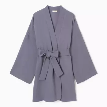 Халат женский KAFTAN Basic размер 48-50, серо-синий