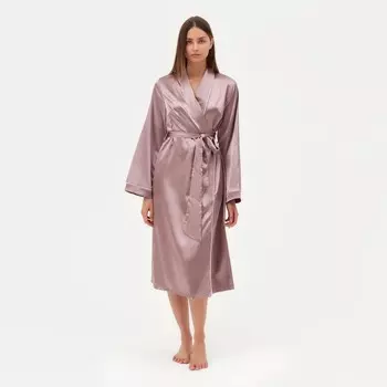 Халат женский MINAKU: Light touch цвет фиолетовый, р-р 42