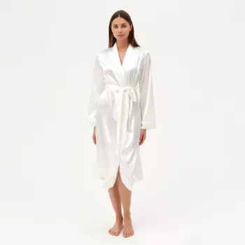 Халат женский MINAKU: Light touch цвет молочный, р-р 50