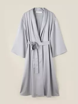 Халат женский SL HOME, размер XL, модал, серый