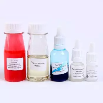 Химические опыты 2 в 1 «Волшебный лизун и Цветная лава»