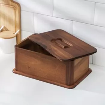 Хлебница GUNGNIR, деревянная, 302013 см, коричневая