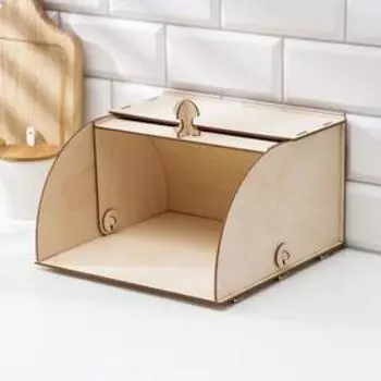 Хлебница деревянная, 262615 см, бежевая