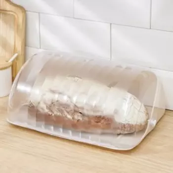 Хлебница Альтернатива «Изобилие», 3225.515 см, пластик, светло-бежевая