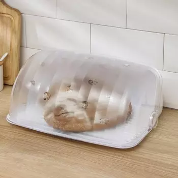 Хлебница пластиковая BEROSSI «Рондо», 34.527.316.5 см, белая