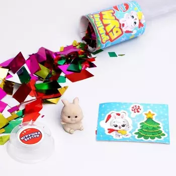 Хлопушка на палочке «Зимний бум»