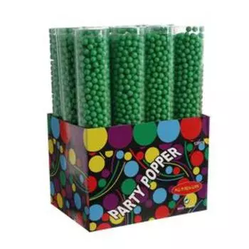 Хлопушка пневматическая «Шарики», цвет зелёный