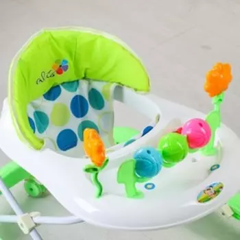 Ходунки «GAME C», зеленый, 6 силик. колес, муз., свет