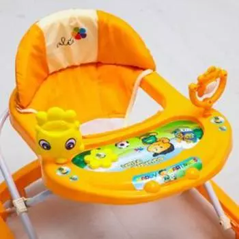 Ходунки «Солнышко», звуковые эффекты, цвет оранжевый