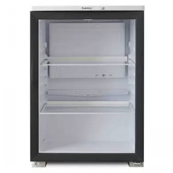 Холодильная витрина "Бирюса" B152, класс А, 152 л, бело-чёрная