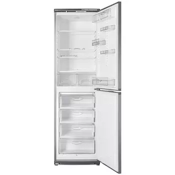 Холодильник ATLANT ХМ 6025-060, двухкамерный, класс А, 384 л, цвет мокрый асфальт