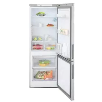 Холодильник "Бирюса" М6034, двухкамерный, класс А, 295 л, серебристый