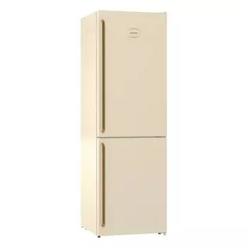 Холодильник Gorenje NRK6192CLI, двухкамерный, класс А++, 320 л, бежевый