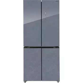 Холодильник HIBERG RFQ-600DX NFGС inverter, двухкамерный, класс А++, 526 л, серый