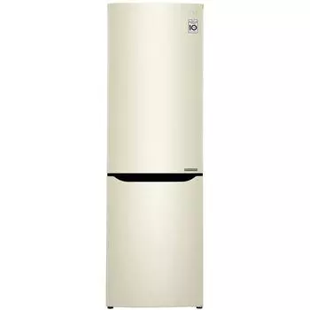 Холодильник LG GA-B419SEJL, двухкамерный, класс А+, 302 л, No frost, бежевый