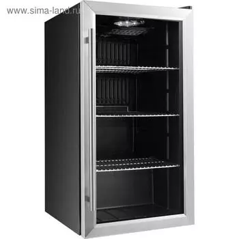 Холодильный шкаф VIATTO VA-JC88W, 85 Вт, 88 л, до + 10°C, чёрный